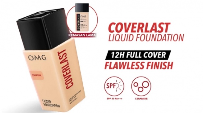 OMG Oh My Glam Coverlast Liquid Foundation (Shopee)