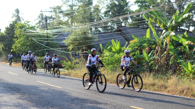 "Fun Bike Tanjung Lesung 2026" ajak bersepeda di pesisir pantai Pandeglang. (Dok. Tanjung Lesung)
