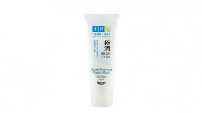 Hada Labo Gokujyun Ultimate Moisturizing Face Wash (Shopee)