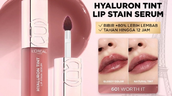 L&rsquo;Oreal Paris Hyaluron Tint Lip Stain Serum (Shopee)