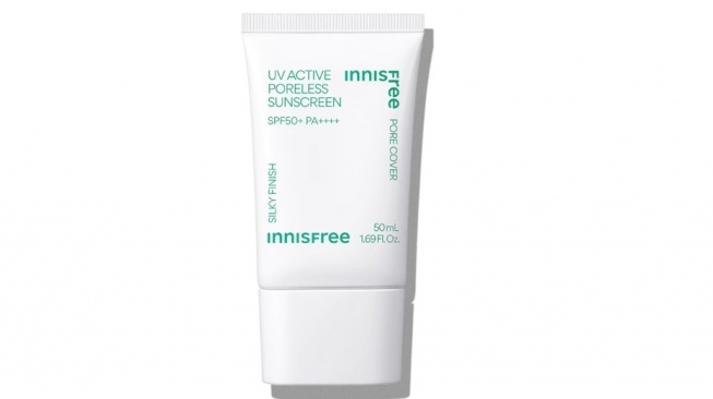 Innisfree UV Active Poreless Sunscreen SPF50+ PA++++ (Shopee)