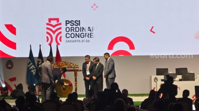 Kongres PSSI 2026 di Jakarta (Suara.com/Adie Prasetyo Nugraha).