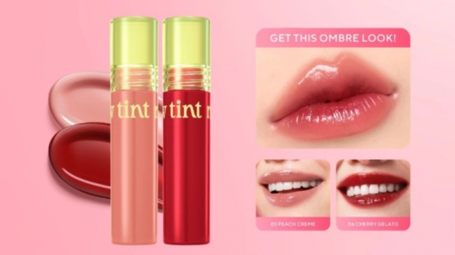 Wardah 03 Peach Cream + 06 Cherrry. [Shopee/Wardah]