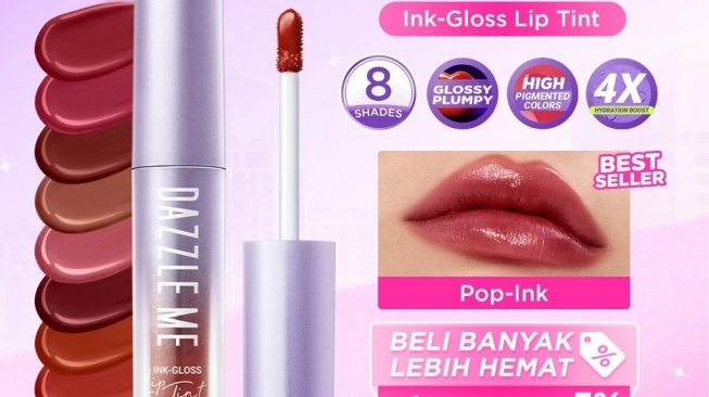 Dazzle Me Ink-Gloss Lip Tint (Shopee)