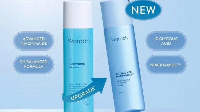 Wardah Lightening Face Toner (Shopee)