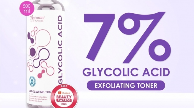 Autumn 7% Glycolic Acid Exfoliating Toner (Shopee)