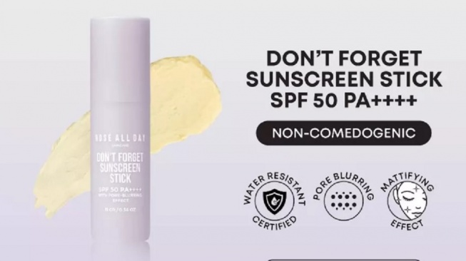 Rose All Day Don't Forget Sunscreen Stick (Shopee)
