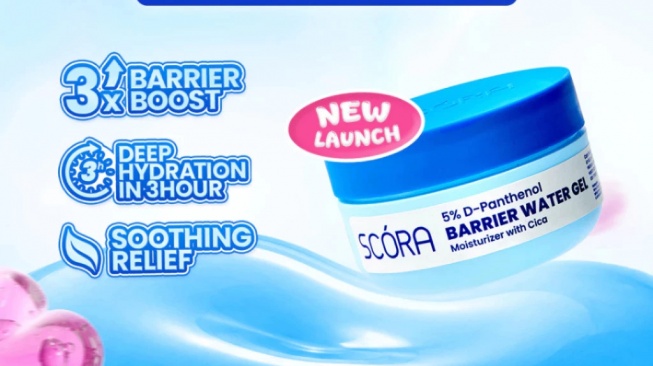  SCORA 5% D-Panthenol Barrier Water Gel Moisturizer With Cica 40 ml