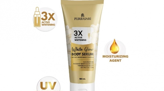 Purbasari White Glow Body Serum. (Shopee)