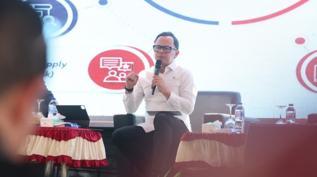 Wamendagri Bima Arya Sugiarto meminta kepala daerah membangun ekosistem Koperasi Desa/Kelurahan Merah Putih (KDKMP) secara kolaboratif bersama seluruh pemangku kepentingan.(Dok: Kemendagri)