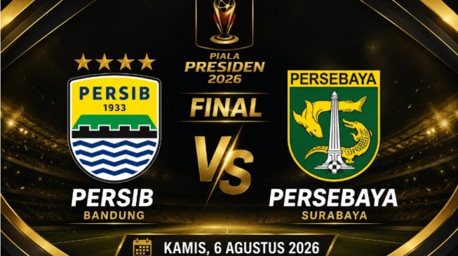 Final Piala Presiden 2026: Persib vs Persebaya, Duel Dua Tim dengan Statistik Nyaris Identik