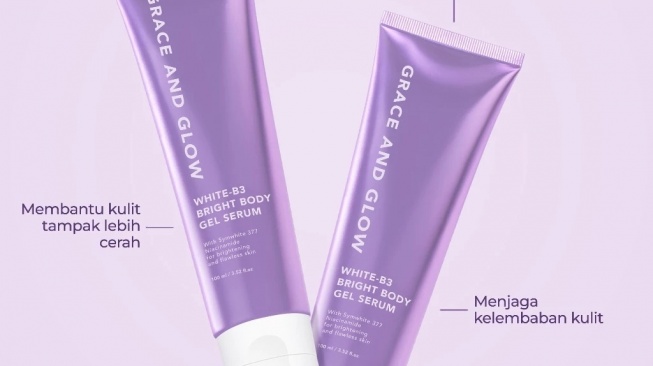 Grace and Glow White-B3 Bright Body Gel Serum (Shopee)