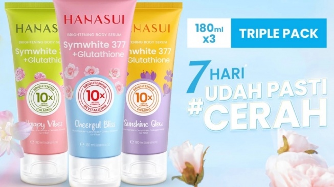 Hanasui Brightening Body Serum (Shopee)