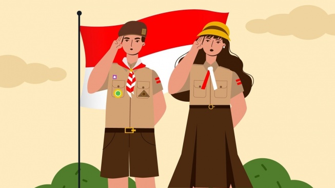 8 Yel-Yel Pramuka Paling Lucu dan Heboh Pakai Nada Lagu Anak, Dijamin Seru dan Bikin Semangat!