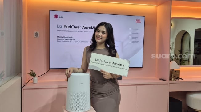 Cuma Rp1 Jutaan, LG PuriCare AeroMini Pembersih Udara dengan HEPA Filter dan Smart Control