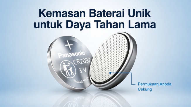 Kemasan baterai coin dibuat untuk memberikan daya yang tahan lama. (Dok: Panasonic)