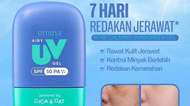 Sunscreen gel. (Shopee)