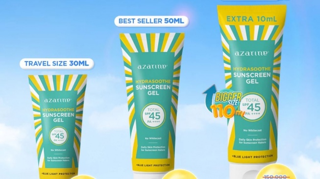 Sunscreen gel. (Shopee)