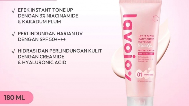 Body lotion tone up. (Shopee)