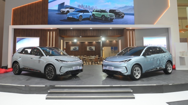 BAIC T1 Jadi Bintang Utama di Booth BAIC GIIAS 2026. (Foto: BAIC)
