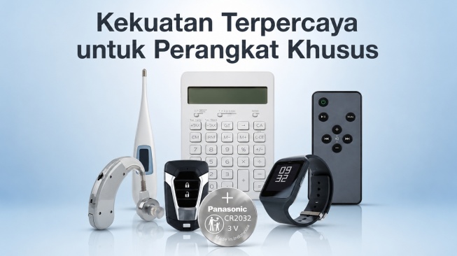 Baterai coin diciptakan untuk memberikan daya maksimal bagi perangkat khusus. (Dok: Panasonic)