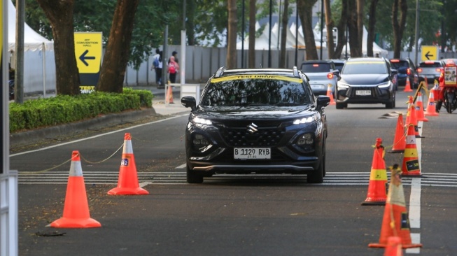 Suzuki Fronx di Area Test Drive GIIAS 2026. (Foto: SUARA.COM/Manuel Jeghesta)