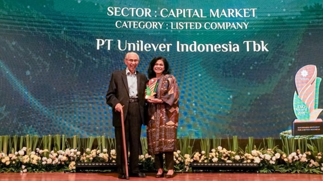 ESG Award 2026, mempertegas Unilever Indonesia sebagai perusahaan yang mengedepankan praktik bisnis yang bertanggung jawab, transparan, dan berkelanjutan. (Dok: Unilever Indonesia)