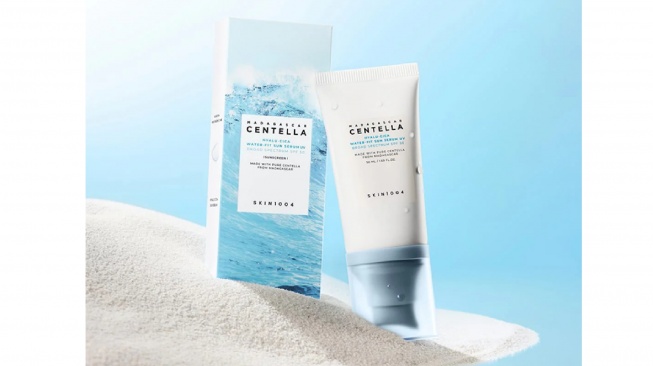 Review Skin1004 Hyalu-Cica Water-Fit Sun Serum: Sunscreen Viral Tanpa Whitecast, Worth It to Buy?