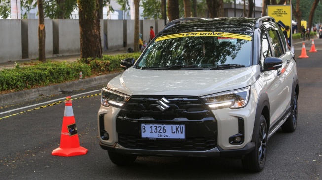 Test Drive Suzuki XL7 di Gelaran GIIAS 2026. (SUARA.COM/Manuel Jeghesta)