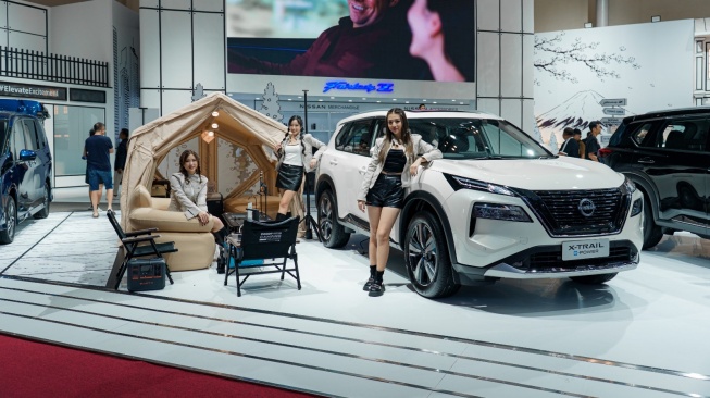 Nissan menghadirkan X-Trail e-POWER dengan teknologi e-4ORCE di GIIAS 2026. (Foto: Nissan)