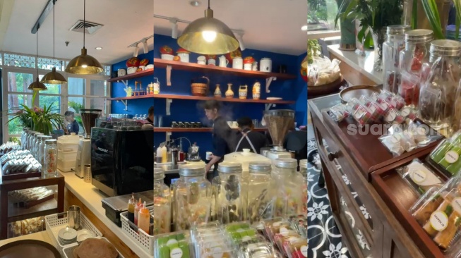 Suasana di Kembang Goeyang di Sarinah, Jakarta Pusat. (Suara.com/Bagaskara)