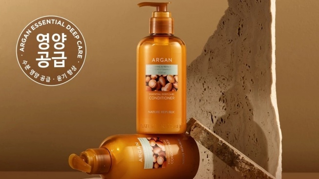 Nature Republic Argan Essential Deep Care Conditioner (shopee)