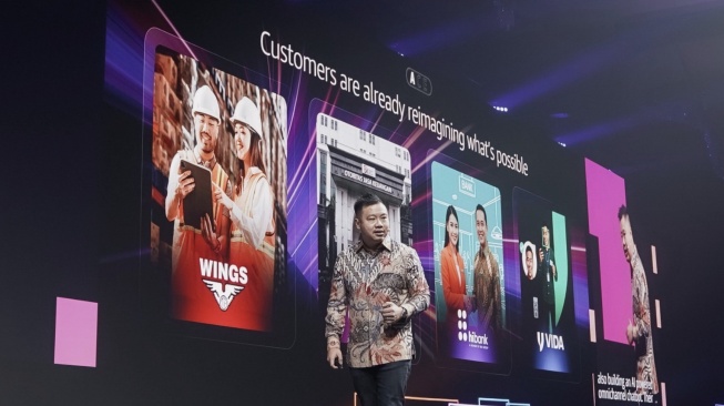 Country Manager AWS Indonesia, Anthony Amni di AWS Summit Jakarta. [AWS]