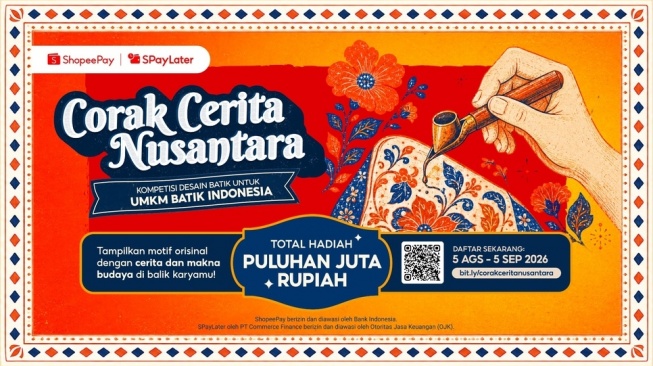 Dukung UMKM, ShopeePay dan SPayLater Gelar Kompetisi Desain Batik "Corak Cerita Nusantara"