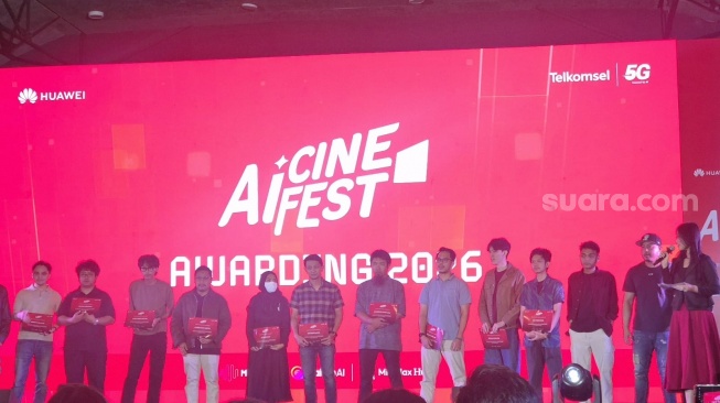 AI Cinefest 2026, Jakarta, Jumat (7/8/2026) malam. [Suara.com/Dythia]