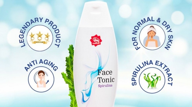 Viva Face Tonic Spirulina. (Instagram/win.glowing)