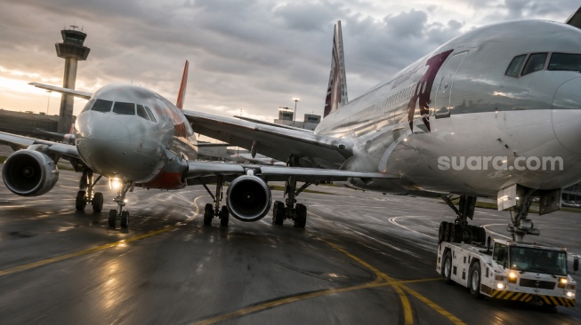 Detik-Detik Mencekam di Sydney! Airbus A320 Nyaris Tabrakan dengan Boeing 777