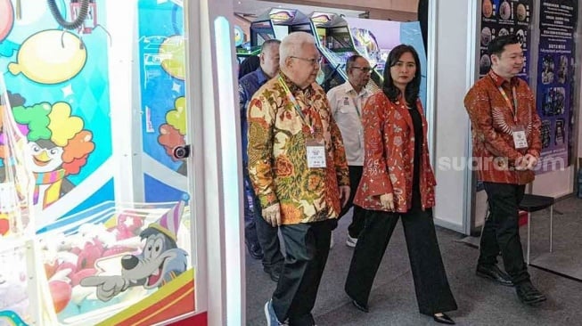 Wakil Menteri Pariwisata (Wamenpar) Ni Luh Puspa di Fun Asia Expo 2026 di JIExpo Kemayoran, Jakarta Rabu (5/8/2026). (Suara.com/Dini Afrianti Efendi)