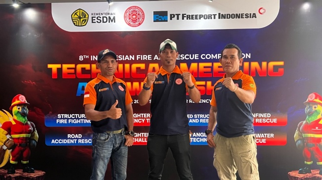 ERT NHM mendelegasikan 3 perwakilan yang memiliki peran penting dalam persiapan tim NHM untuk mengikuti Indonesia Fire Rescue Competition 2026. (Dok: Nusa Halmahera)
