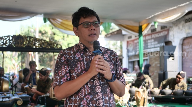 Sekretaris Disperindag Sleman, Aris Herbandang [Michael/SuaaJogja]