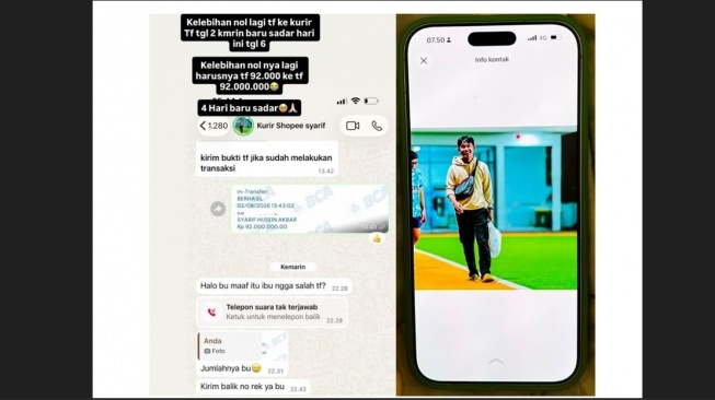Viral Kurir SPX Express Kembalikan Uang Rp92 Juta, Ini Sosok di Balik Itikad Jujurnya