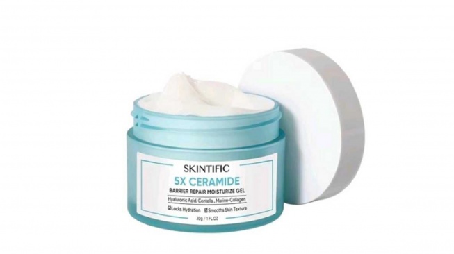 skintific 5x ceramide barrier repair moisture gel (skintific)
