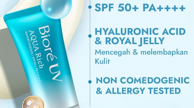 Sunscreen SPF 50 Murah untuk Agustusan. (Shopee)