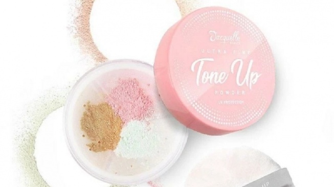 Jacquelle Ultra Fine Tone Up Powder (Shopee)