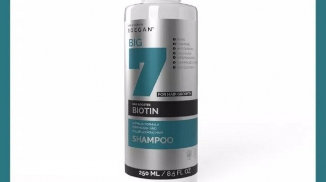 Roegan Big 7 Hair Booster Biotin Shampoo (Shopee)