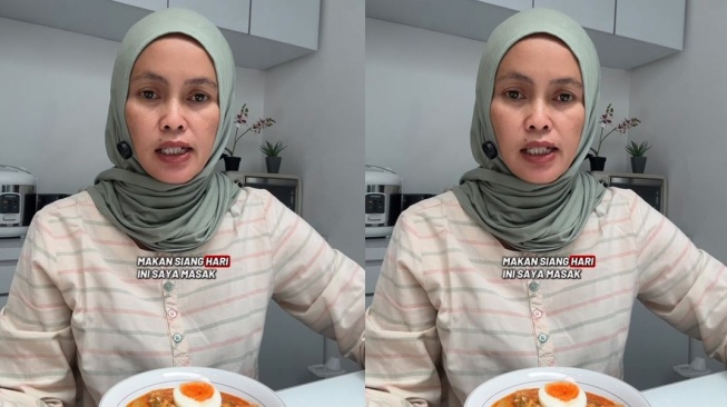 Ibu Kimpul yang Viral. (Instagram/black.sheep8208)