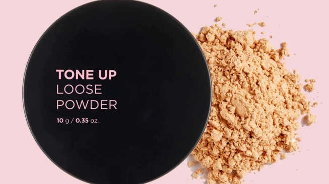 THE FACE SHOP Tone Up Loose Powder (Shopee)