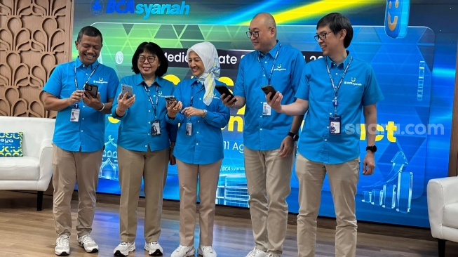 Media Update Kinerja BCA Syariah bertajuk &ldquo;Strengthening Impact&rdquo; di Kantor Pusat BCA Syariah, Jakarta, Selasa (11/8/2026). [Suara.com/Rina A]