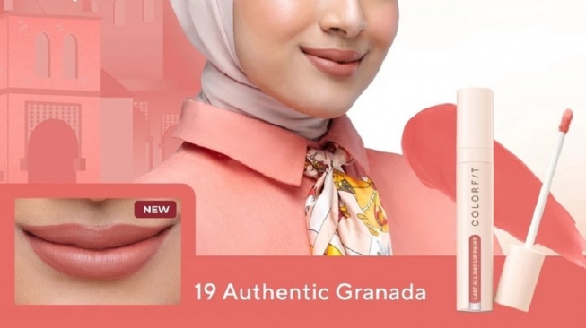 Wardah Colorfit Last All Day Lip Paint Shade 19 Authentic Granada (Shopee)
