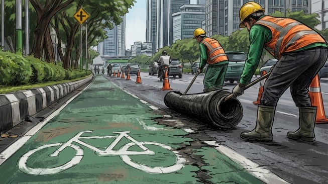 Jalur Sepeda Jakarta Mau Dihapus: Benarkah Sepi, Bikin Macet, dan Tak Dibutuhkan?